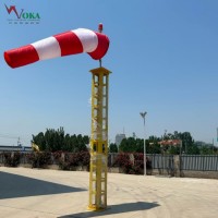 航空易折型風(fēng)向標(biāo) 玻璃纖維易折易碎桿塔 機(jī)場易折型避雷塔