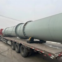 熱傳導干燥方式滾筒式木材烘干機處理能力大