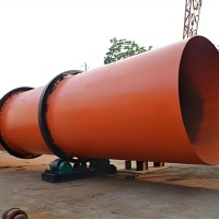 三筒式設計縮小設備長度回轉滾筒木材烘干機