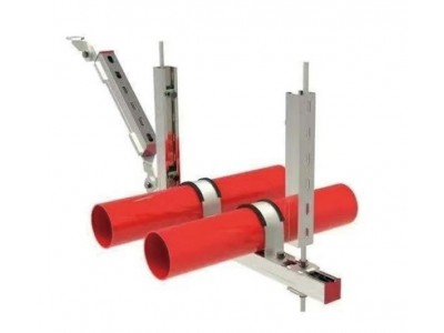 整套抗震支架橋架 水管消防抗震支吊架深化 安裝配件圖1