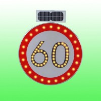 道路速度限制標(biāo)志 太陽能限速標(biāo)志牌led交通設(shè)施廠家