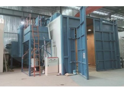 噴砂房，自動噴砂房，噴涂線，噴漆廢氣處理設備圖3