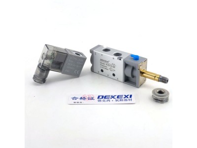 德克西4V210-08二位五通電磁氣動閥亞德客同款替代電磁閥圖4