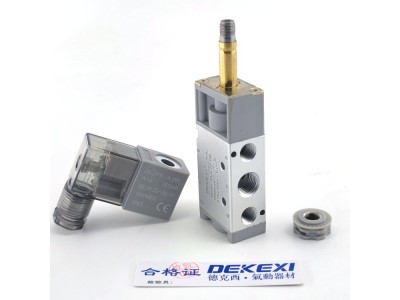 德克西4V210-08二位五通電磁氣動閥亞德客同款替代電磁閥圖5