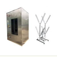 防化服清洗烘干機(jī)CCDB-2紫航移動式不銹鋼款消防服清洗消毒