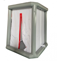 單人洗消帳篷（白）ZP-02S紫航用于消防人員洗消噴淋操作簡單