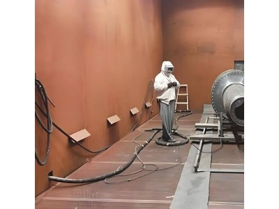 全自動打砂房回砂噴砂設備制造安裝圖2