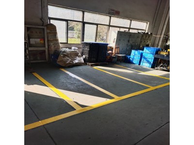 蘇州車間倉庫區域畫線 蘇州車行道、廠區通道線施工圖2