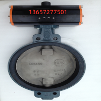 氣動對夾蝶閥Z011-A DN350+EB12.1SYD